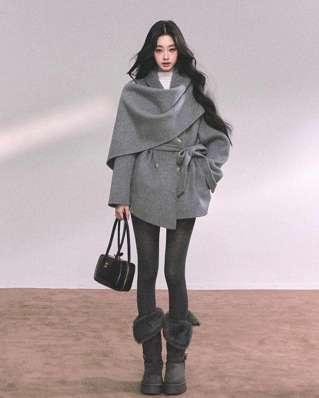 Cape Wool Short Coat LAS0046