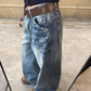 Washed Wide Denim Pants CYE0024