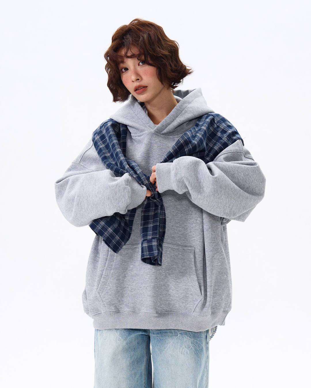 Layered Style Pullover Hoodie HGX0029