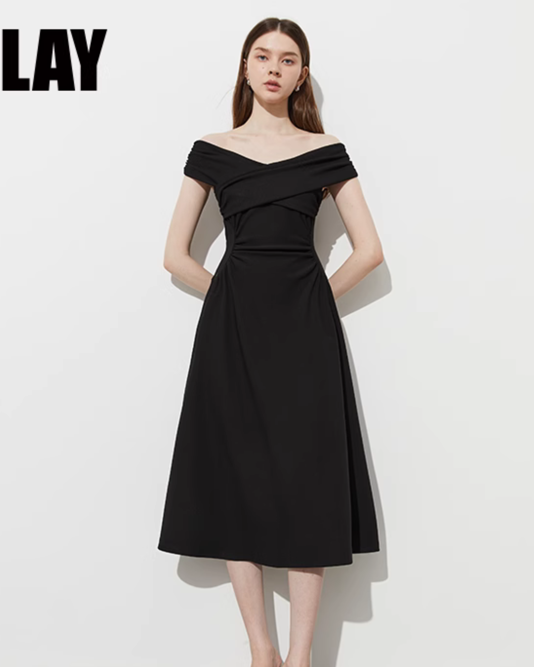 Off-Shoulder Slim Dress DPY0012
