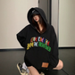 Key Neck Rainbow Logo Sweat Hoodie YLS1058
