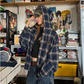 Vintage Hood Checkered Shirt CYE0004