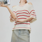 Open-Shoulder Summer Knit FER0268