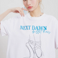 Ballet Shoes Print Loose T-Shirt NXD0006