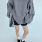Cable Pullover Knit Top YLS0957