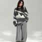 Mohair Jacquard Knit Sweater ACS0387