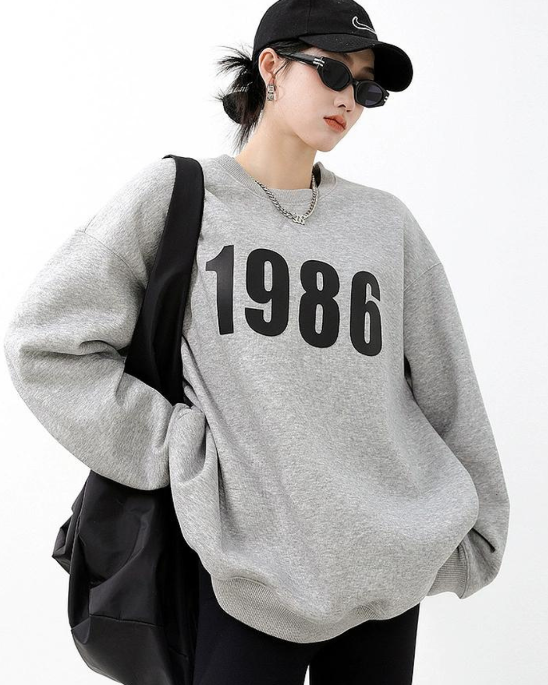 Number Logo Sweat Tops ICM0005