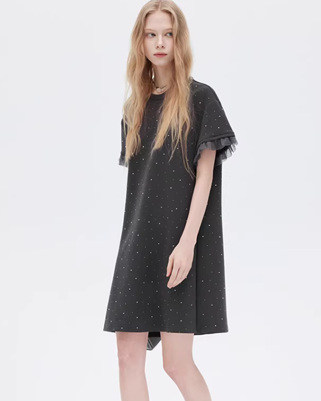 Sparkly T-Shirt Dress SHN0025