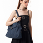 Belt Denim Fabric Shoulder Bag VSE0068