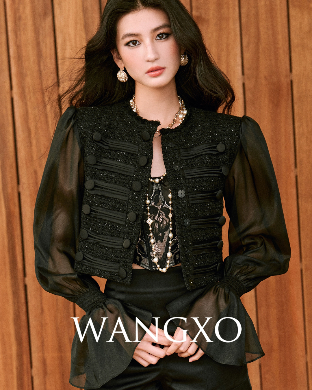 Short Trumpet Sleeve Jacket WNG0005