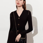 Gold Button Tight Mini Dress DPY0073