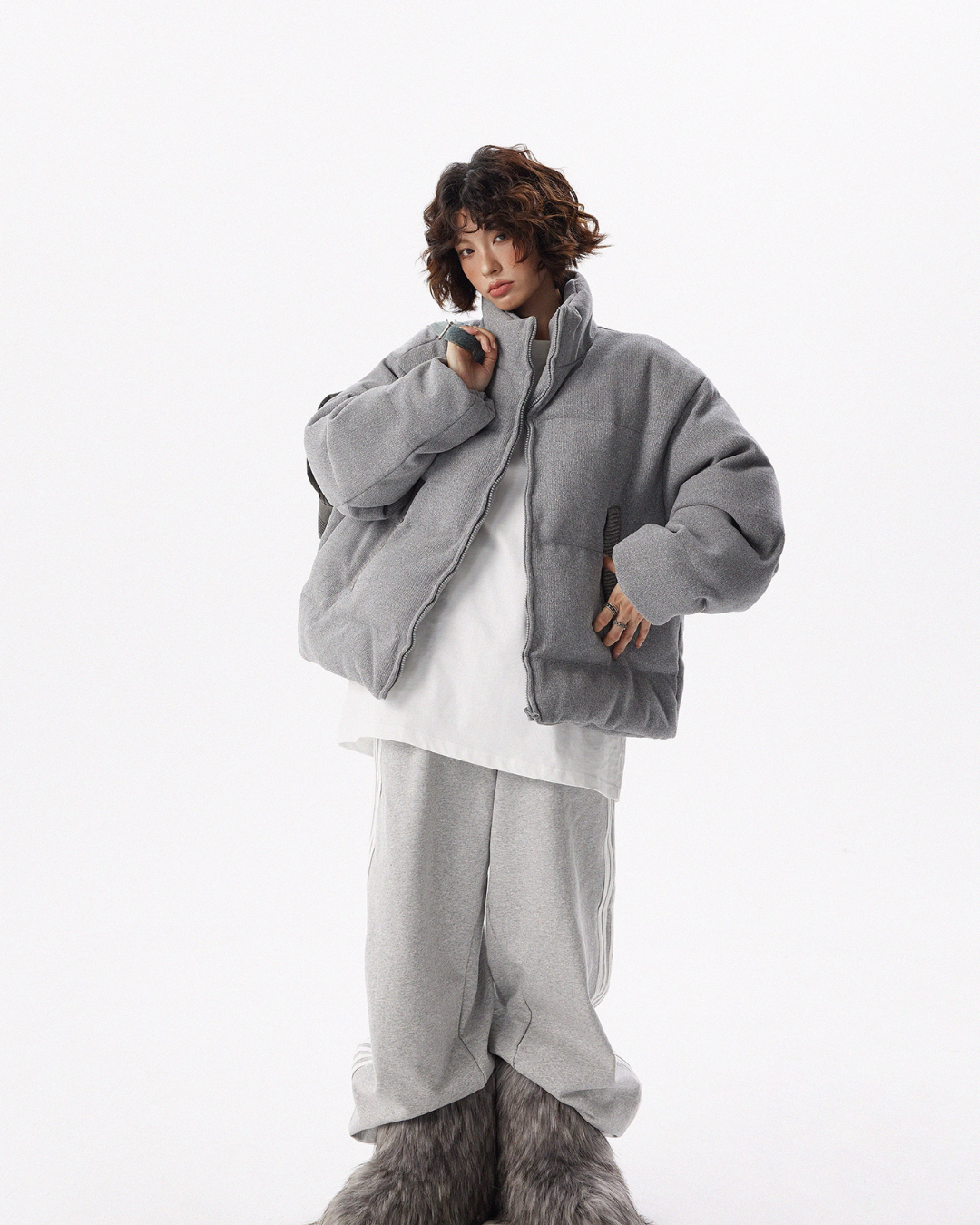 Stand Collar Down Jacket HGX0035