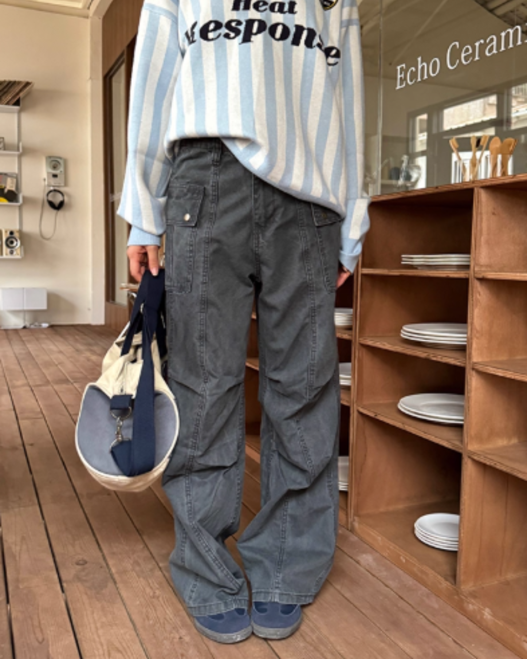 Multi Pocket Leg Cargo Pants CYE0077