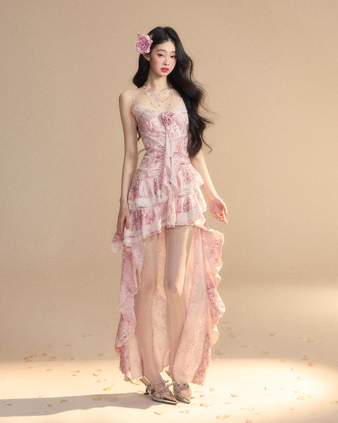 French Lace Slip Dress LAS0020