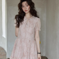 Pastel Pink Frill Dress SMS0010