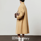 Long Coat With Scarf/Mini Skirt LLA0543