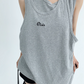 One-Point Logo Loose Tank Top YLS0206