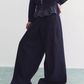 Denim-Style Wide Pants SPY0029