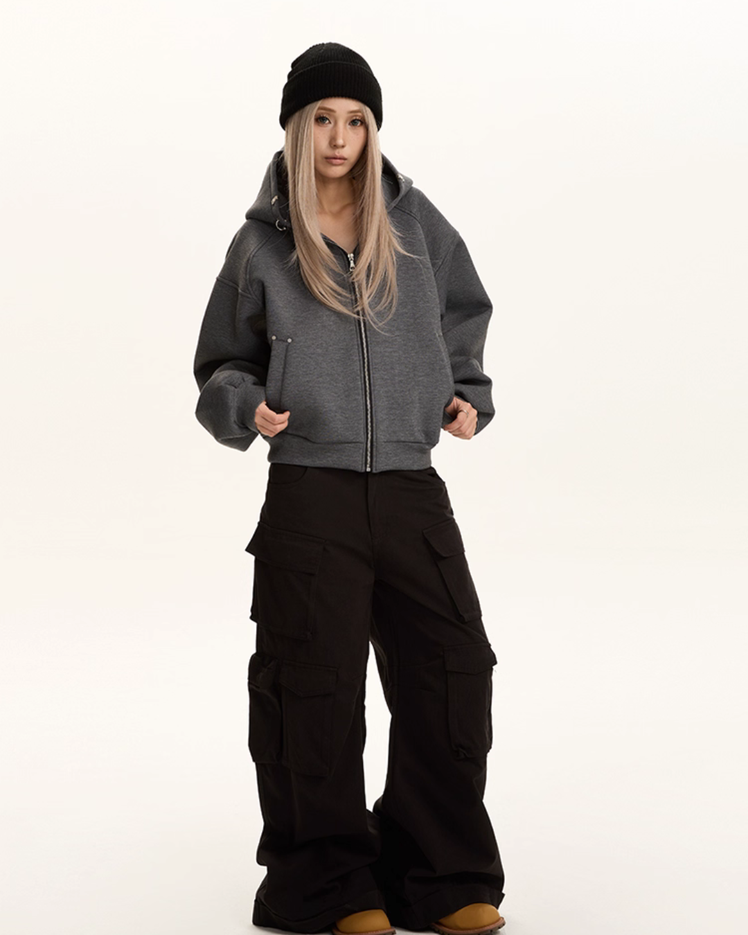 Loose Zip Hoodie VAT0006