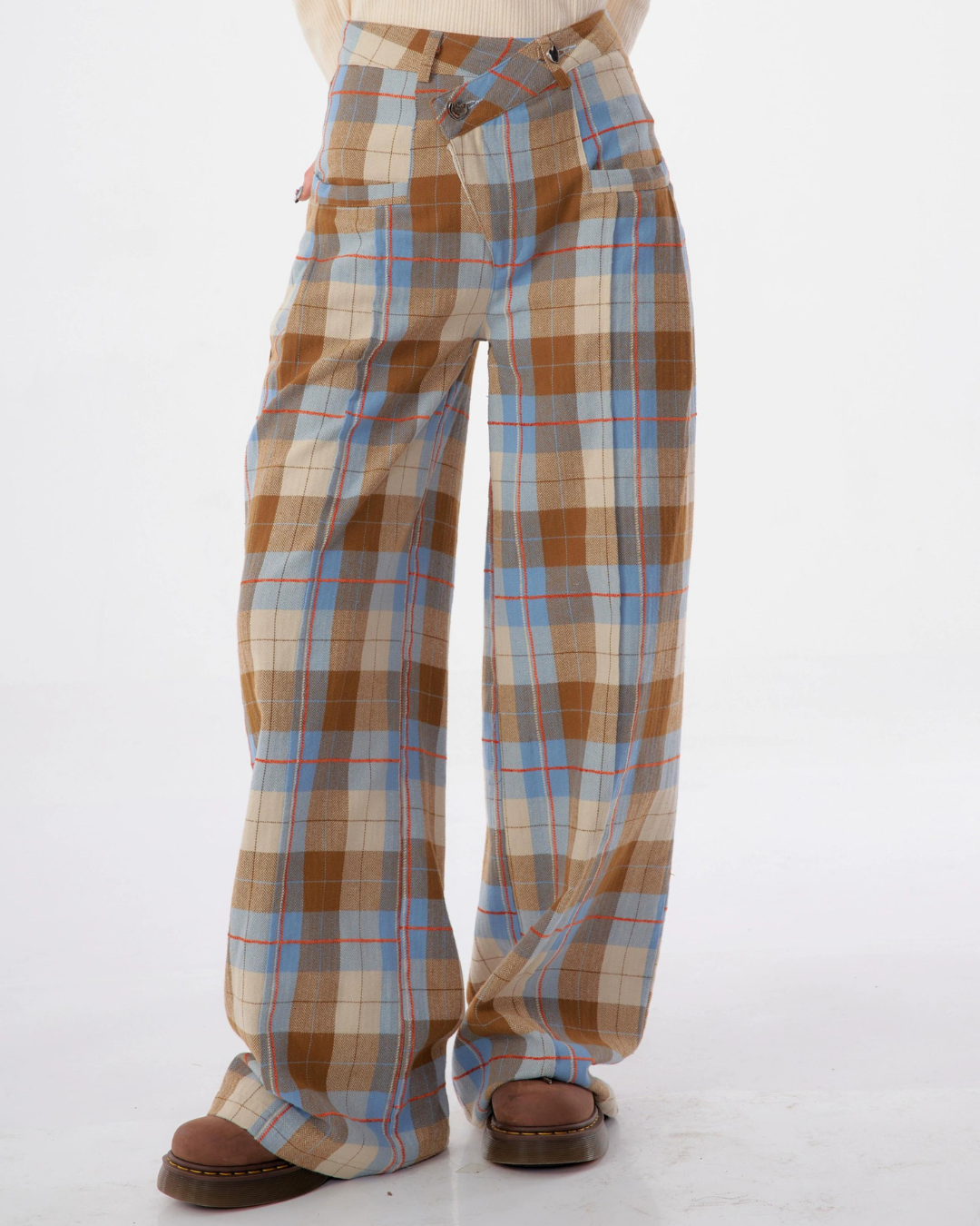 Plaid Casual Pants ZZF0318