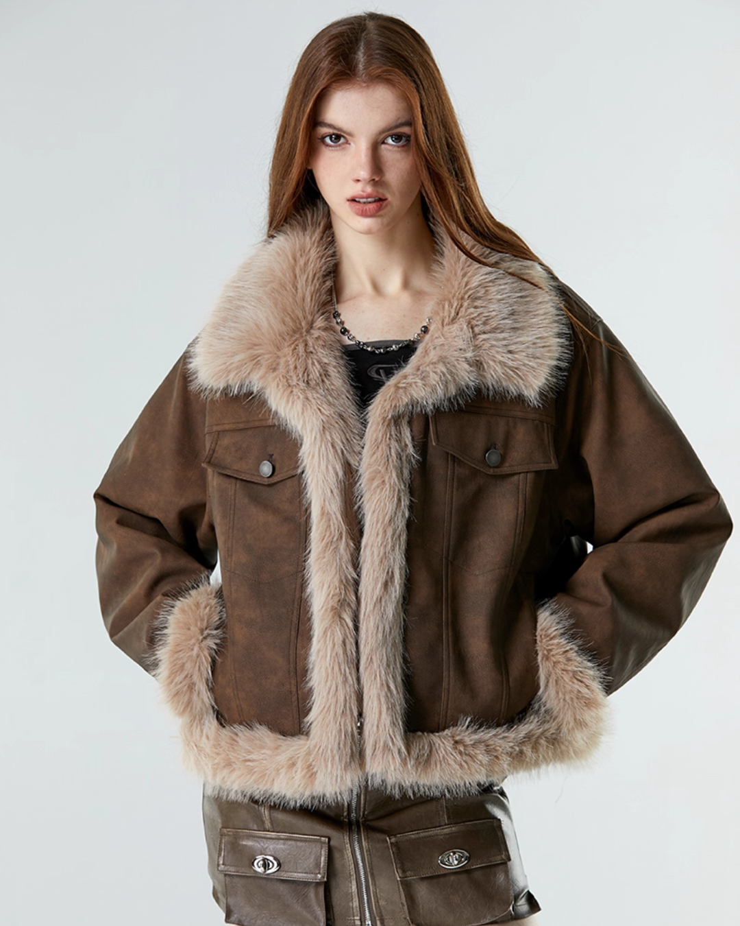 Vintage Mouton Coat VSE0066