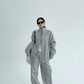 Sideline Stand Neck Jacket / Wide Sweatpants YLS0536