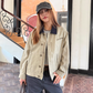 Denim Collar Work Jacket CYE0062