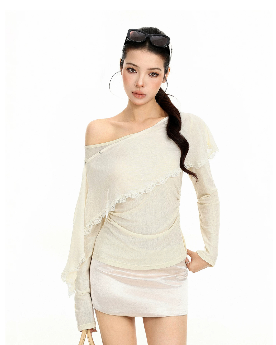 Off-Shoulder Long-Sleeve Top BGS0051