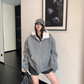 Fleece Lined Knit Hoodie YLS1007