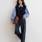 College Style Embroidered Knit Vest VAS0140