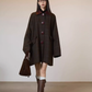 Patchwork Lapel Wool Coat  SUY0021