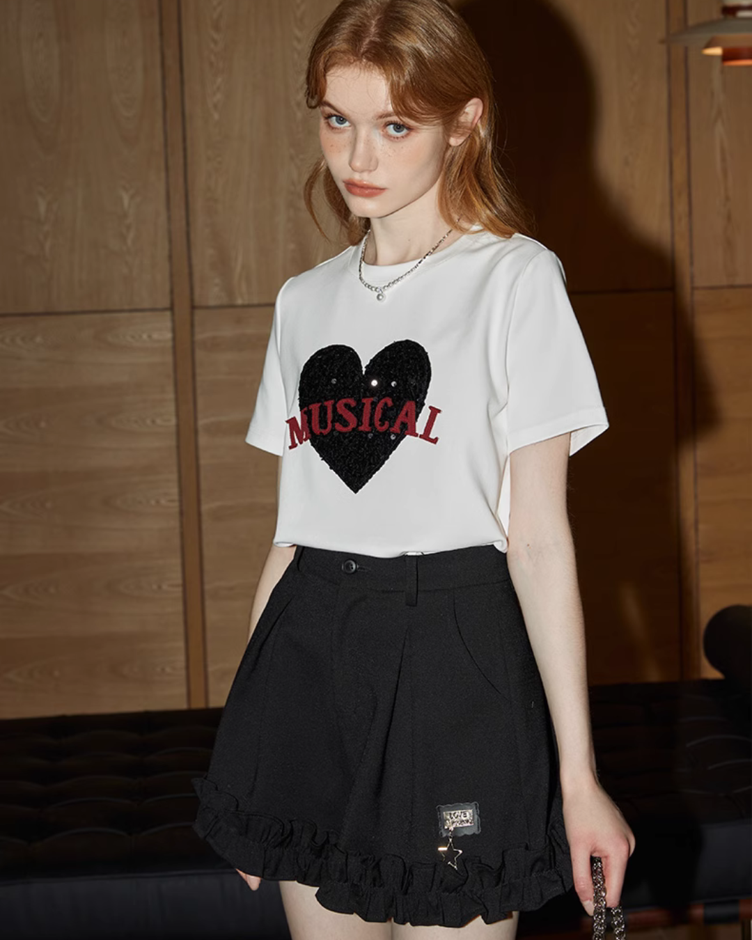 Heart Logo Short Sleeve T-Shirt KMV0014