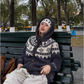 Nordic Pattern Hood Cardigan CYE0011