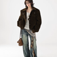 Fur Collar Corduroy Jacket  ACS0351