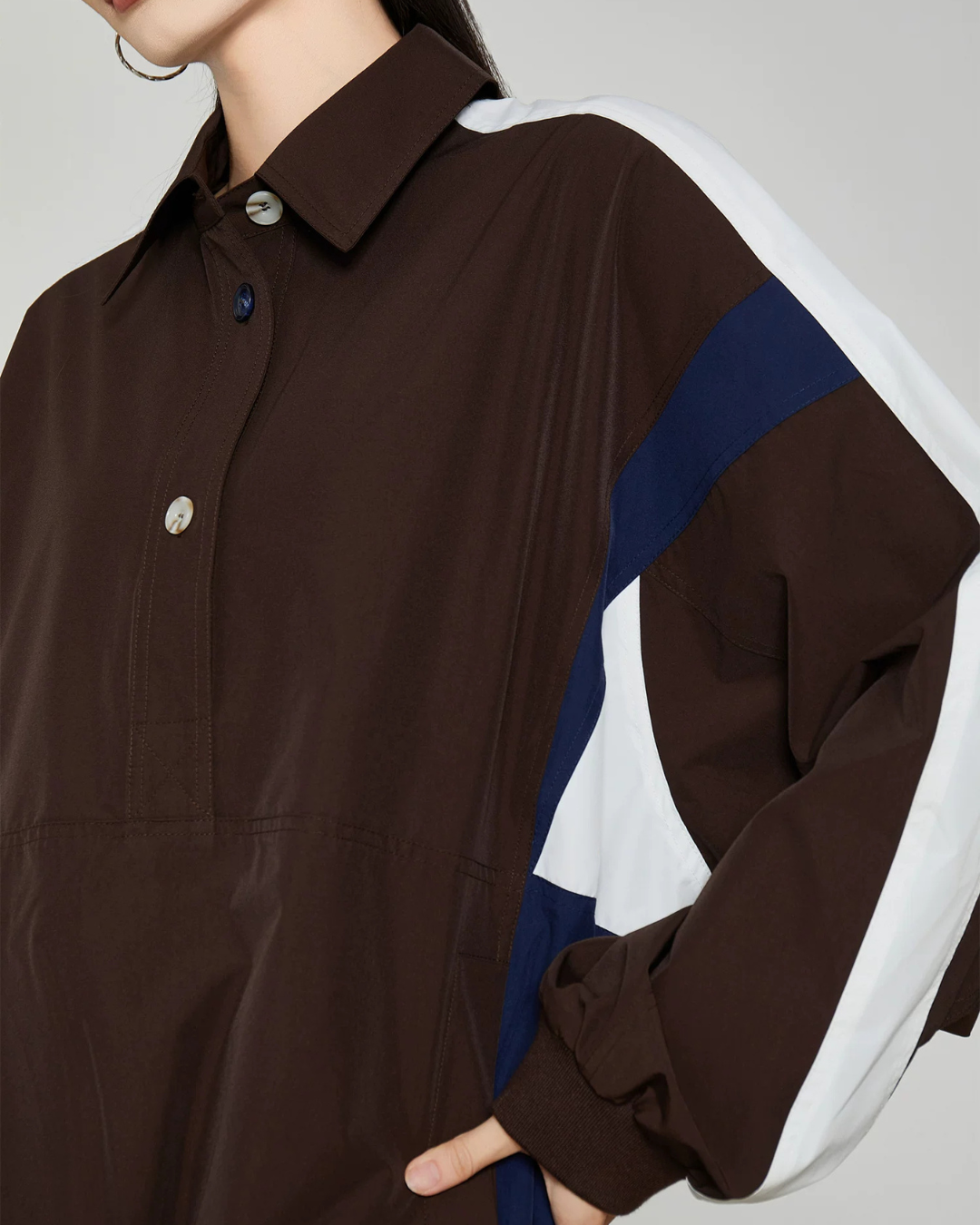 Color Block Track Jacket / Shorts FER0387