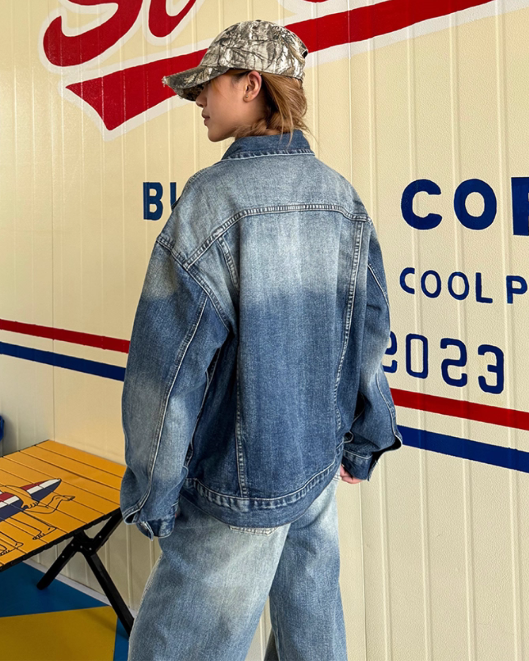 Vintage Washed Denim Jacket CYE0055