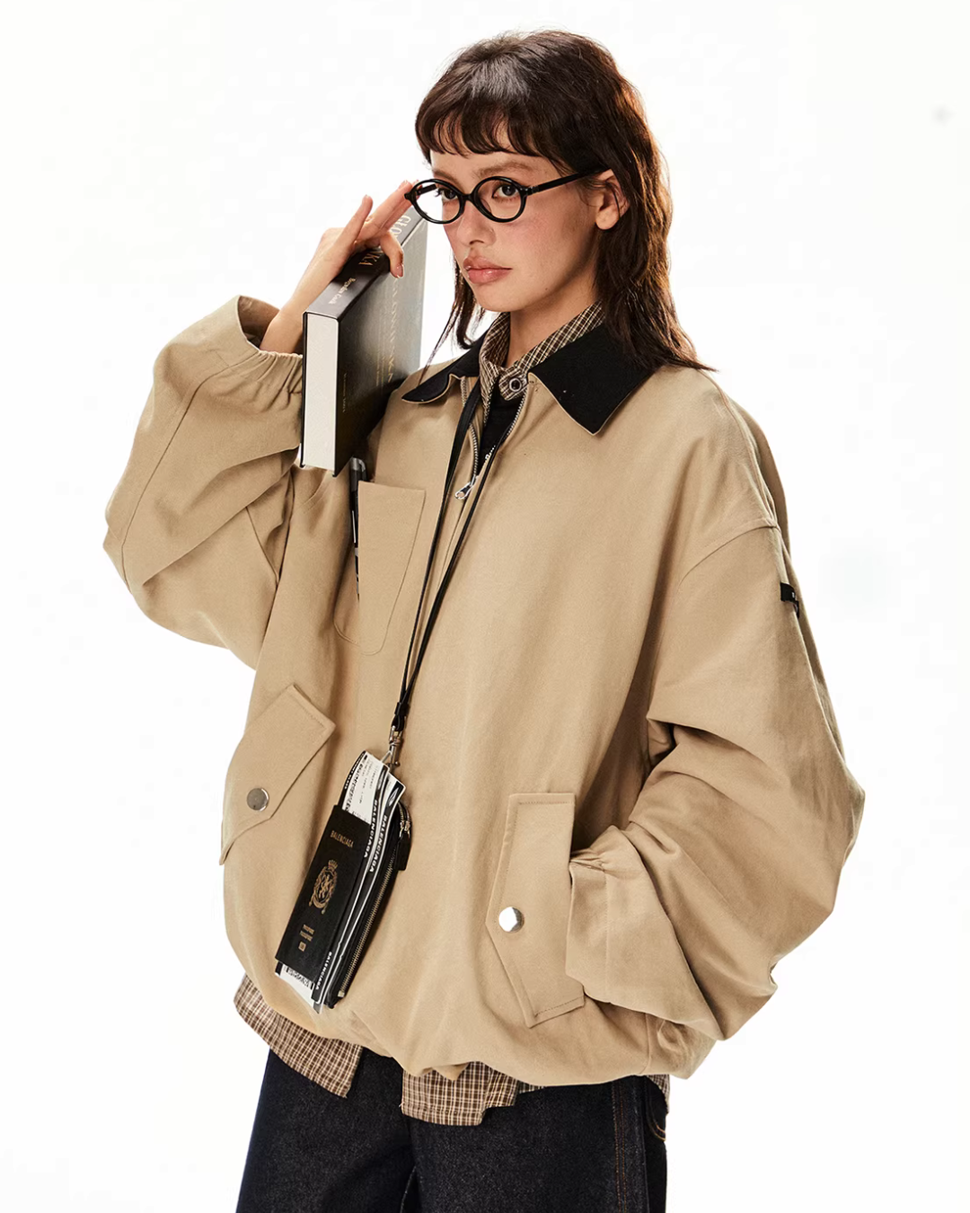 Vintage Style Work Blouson EZK0090