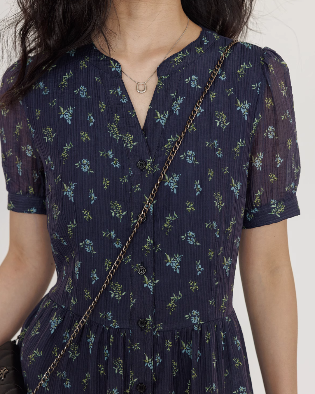 Flower French Mini Dress VAS0107