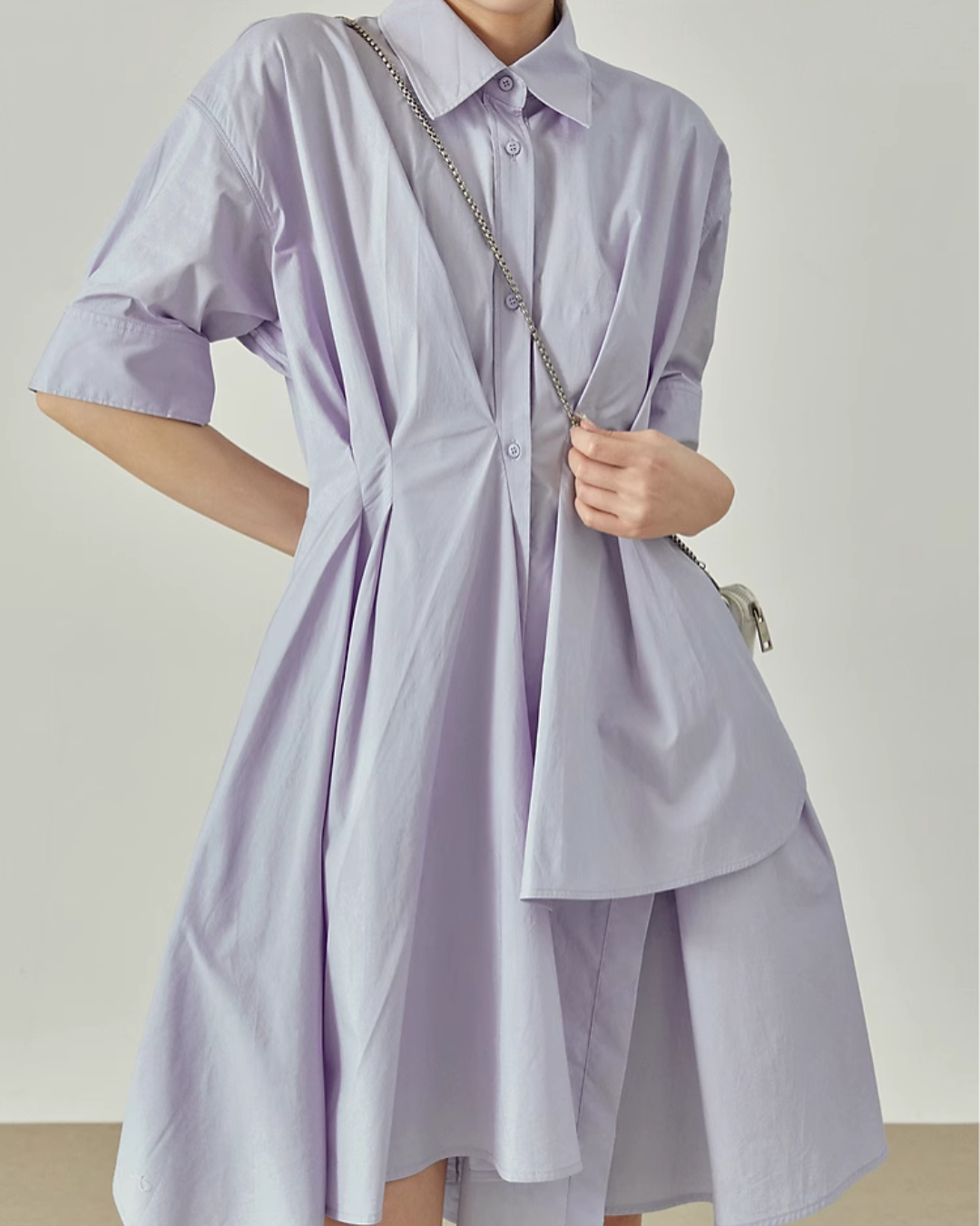 Shirt Flare Dress LLA0128