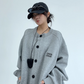 Round Neck Loose Cardigan YLS0891