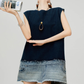 Denim Docking Design Sleeveless Dress FER0354