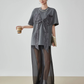 Race Ribbon Oversize T-shirt FER0152