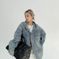 Retro Design Big Denim Jacket YLS0025