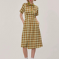 Polo Color Plaid Dress ZZF0258