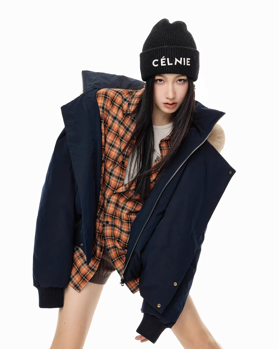 Fur Hood Down Jacket ICM0099