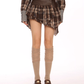 Paid × Gingham Check Shirt / Tiered Mini Skirt BGS0047