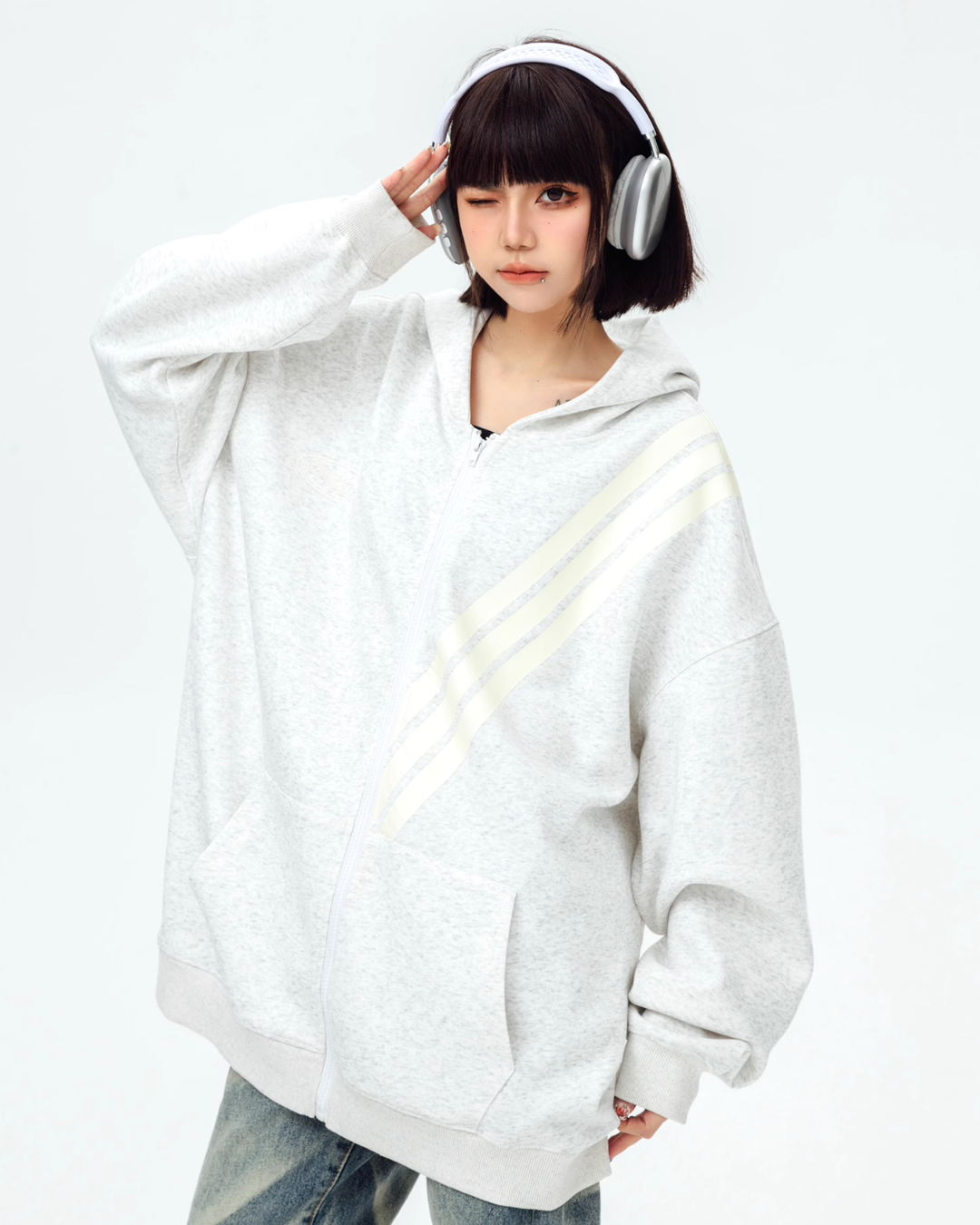 Sideline Design Zip Hoodie AXN0006