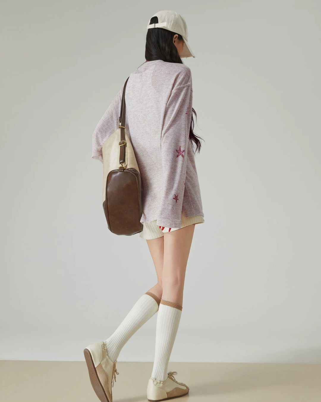 Graphic Oversized Long-Sleeve T-Shirt FER0230