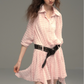 Asymmetry Shirt Dress USY0009