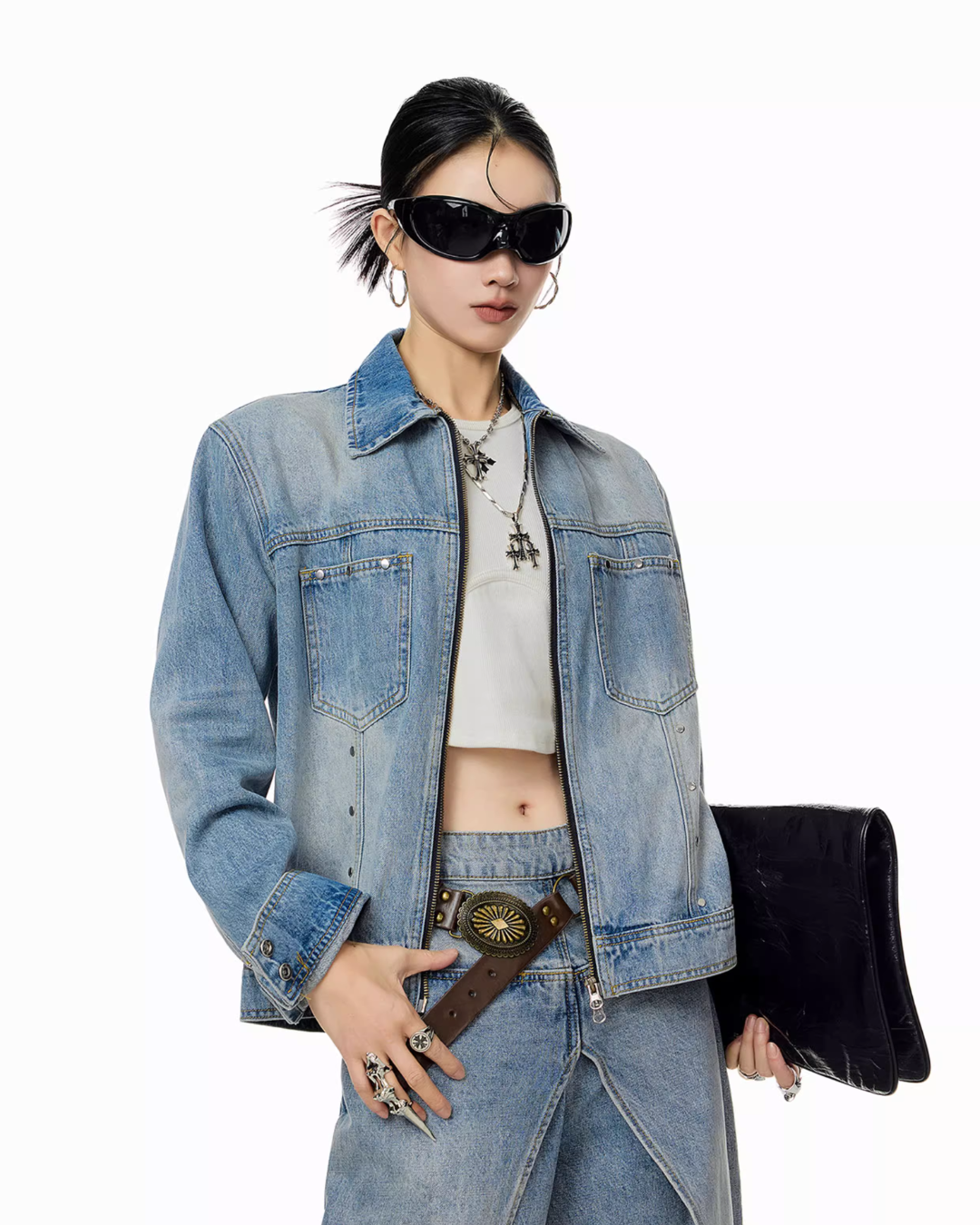 Retro Casual Denim Jacket ICM0089